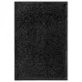 Felpudo lavable negro 40x60 cm de vidaXL, Felpudos - Ref: Foro24-323409, Precio: 26,72 €, Descuento: %