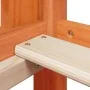 Litera con techo madera maciza pino marrón cera 75x190 cm de , Camas y somieres - Ref: Foro24-3281969, Precio: 229,30 €, Desc...