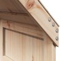 Cama litera con techo de madera maciza de pino 75x190 cm de , Camas y somieres - Ref: Foro24-3282007, Precio: 208,81 €, Descu...