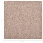 Carpet floor tiles 20 pcs 5 m² 50x50 cm beige by vidaXL, Floors and carpets - Ref: Foro24-147318, Price: 117,24 €, Discount: %