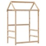 Estructura de cama con techo madera maciza de pino 75x190 cm de , Camas y somieres - Ref: Foro24-3282168, Precio: 155,76 €, D...