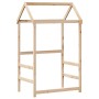 Sofá cama con techo de madera maciza de pino 80x200 cm de , Camas y somieres - Ref: Foro24-3282212, Precio: 173,77 €, Descuen...