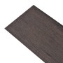 Lamas para suelo autoadhesivas PVC marrón oscuro 5,02 m² 2 mm en Materiales de construcción | Comprar online en Foru.es