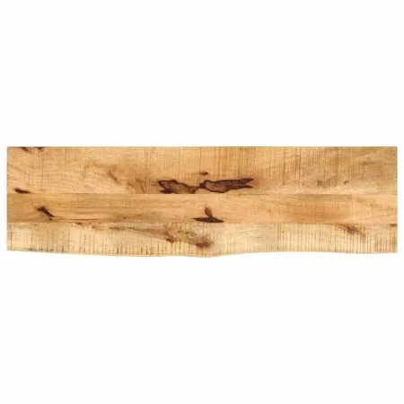 Solid mango wood natural edge table top 100x20x2.5 cm by , Table tops - Ref: Foro24-370324, Price: 39,52 €, Discount: %