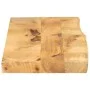 Solid mango wood natural edge table top 100x20x2.5 cm by , Table tops - Ref: Foro24-370324, Price: 39,52 €, Discount: %