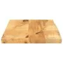 Solid mango wood natural edge table top 60x30x2.5 cm by , Table tops - Ref: Foro24-370332, Price: 29,74 €, Discount: %