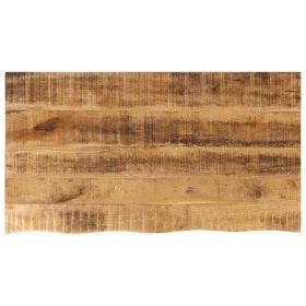 Solid mango wood natural edge table top 100x60x2.5 cm by , Table tops - Ref: Foro24-370358, Price: 95,37 €, Discount: %