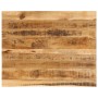 Tablero de mesa borde natural madera maciza mango 100x80x2,5 cm de , Tableros para mesas - Ref: Foro24-370364, Precio: 105,45...