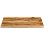 Tablero de mesa borde natural madera maciza mango 100x80x2,5 cm de , Tableros para mesas - Ref: Foro24-370364, Precio: 105,45...