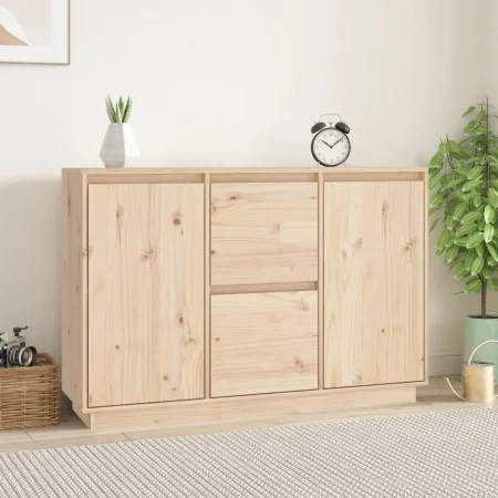 Aparador madera maciza de pino 111x34x75 cm de , Aparadores - Ref: Foro24-814309, Precio: 133,93 €, Descuento: %