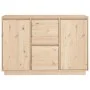 Aparador madera maciza de pino 111x34x75 cm de , Aparadores - Ref: Foro24-814309, Precio: 133,93 €, Descuento: %
