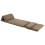 Faltbare Bodenliege Mikrofaser taupegrau von , Tagesbetten - Ref: Foro24-325259, Preis: 104,51 €, Rabatt: %