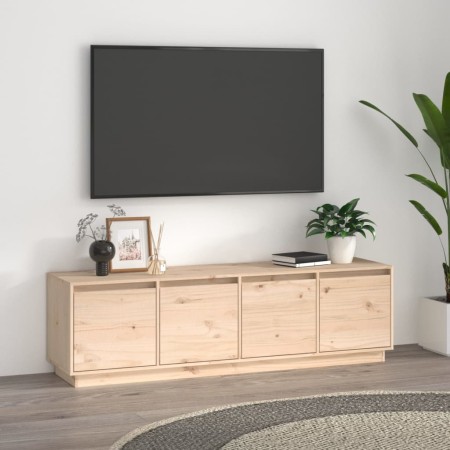 Mueble de TV de madera maciza de pino 156x37x45 cm de , Muebles TV - Ref: Foro24-814394, Precio: 151,90 €, Descuento: %