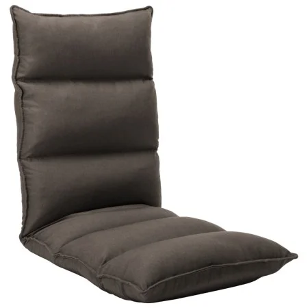 Folding ground lounger in taupe gray fabric by , Floor chairs - Ref: Foro24-325244, Price: 114,78 €, Discount: %