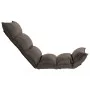 Folding ground lounger in taupe gray fabric by , Floor chairs - Ref: Foro24-325244, Price: 114,78 €, Discount: %