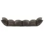Folding ground lounger in taupe gray fabric by , Floor chairs - Ref: Foro24-325244, Price: 114,78 €, Discount: %