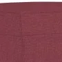 Sillón con taburete tela rojo tinto 60 cm de , Sofás - Ref: Foro24-3201149, Precio: 202,95 €, Descuento: %