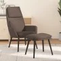 Sillón de relax con reposapiés de tela gris taupé de , Sillones - Ref: Foro24-3097777, Precio: 129,02 €, Descuento: %