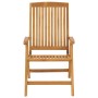 Sillas de jardín reclinables y cojines 2 uds madera maciza teca de , Sillas de jardín - Ref: Foro24-3196446, Precio: 351,94 €...