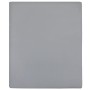 Sábanas bajeras jersey 2 uds algodón gris 180x200 cm de , Sábanas - Ref: Foro24-136209, Precio: 34,68 €, Descuento: %