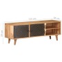 Mueble para TV madera maciza de acacia 115x30x39 cm de vidaXL, Muebles TV - Ref: Foro24-322665, Precio: 180,88 €, Descuento: %