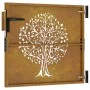 Gartentor aus Cortenstahl mit Baumdesign 85x75 cm. von , Gartentore - Ref: Foro24-153208, Preis: 116,41 €, Rabatt: %