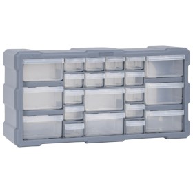 Organizador multicajones con 22 cajones 49x16x25,5 cm de vidaXL, Cajas de herramientas - Ref: Foro24-147584, Precio: 34,79 €,...