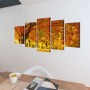 Set decorativo de lienzos para la pared bosque arces 100 x 50 cm de , Carteles, copias y arte visual - Ref: Foro24-241576, Pr...