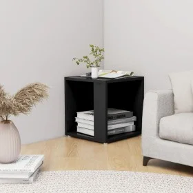 Mesa auxiliar madera contrachapada negro 33x33x34,5 cm de , Mesas auxiliares - Ref: Foro24-809009, Precio: 24,89 €, Descuento: %