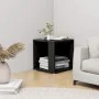Mesa auxiliar madera contrachapada negro 33x33x34,5 cm de , Mesas auxiliares - Ref: Foro24-809009, Precio: 24,89 €, Descuento: %