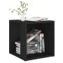 Mesa auxiliar madera contrachapada negro 33x33x34,5 cm de , Mesas auxiliares - Ref: Foro24-809009, Precio: 24,89 €, Descuento: %