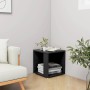 Mesa auxiliar madera contrachapada negro 33x33x34,5 cm de , Mesas auxiliares - Ref: Foro24-809009, Precio: 24,09 €, Descuento: %