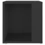 Mesa auxiliar madera contrachapada negro 33x33x34,5 cm de , Mesas auxiliares - Ref: Foro24-809009, Precio: 24,89 €, Descuento: %