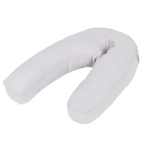 Almohada de embarazo con forma de J 54x(36-43) cm gris de , Almohadas de lactancia - Ref: Foro24-132974, Precio: 20,09 €, Des...