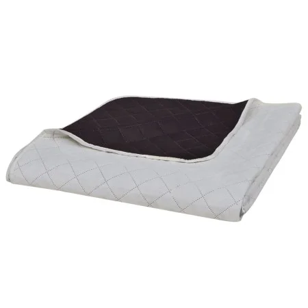 Colcha acolchada a doble cara beige marrón 220x240 cm de , Colchas y edredones - Ref: Foro24-130881, Precio: 26,51 €, Descuen...