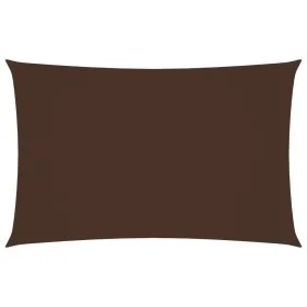 Toldo de vela rectangular tela Oxford marrón 2x5 m de , Sombrillas - Ref: Foro24-135809, Precio: 39,28 €, Descuento: %