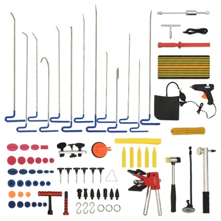 Set de reparación de abolladuras de coche sin pintura 80 piezas de , Herramientas de mano - Ref: Foro24-210622, Precio: 154,4...
