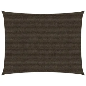 Toldo de vela marrón HDPE 160 g/m² 6x7 m de , Sombrillas - Ref: Foro24-311799, Precio: 76,25 €, Descuento: %