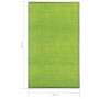 Felpudo lavable verde 90x150 cm de vidaXL, Felpudos - Ref: Foro24-323431, Precio: 65,06 €, Descuento: %
