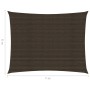 Toldo de vela marrón HDPE 160 g/m² 6x7 m de , Sombrillas - Ref: Foro24-311799, Precio: 73,17 €, Descuento: %