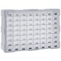 Organizador multicajones con 64 cajones 52x16x37,5 cm de vidaXL, Cajas de herramientas - Ref: Foro24-147580, Precio: 55,09 €,...