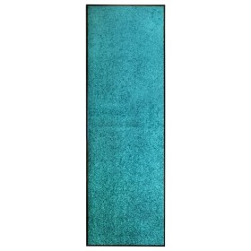 Felpudo lavable azul cian 60x180 cm de vidaXL, Felpudos - Ref: Foro24-323459, Precio: 61,76 €, Descuento: %