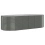 Jardinera arriate acero recubrimiento polvo gris 249x100x68 cm de , Maceteros y jardineras - Ref: Foro24-319064, Precio: 105,...