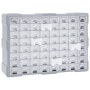 Organizador multicajones con 64 cajones 52x16x37,5 cm de vidaXL, Cajas de herramientas - Ref: Foro24-147580, Precio: 55,09 €,...