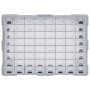 Organizador multicajones con 64 cajones 52x16x37,5 cm de vidaXL, Cajas de herramientas - Ref: Foro24-147580, Precio: 55,09 €,...