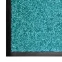 Felpudo lavable azul cian 60x180 cm de vidaXL, Felpudos - Ref: Foro24-323459, Precio: 55,21 €, Descuento: %