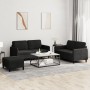 Juego de sofás 3 piezas terciopelo negro de , Sofás - Ref: Foro24-3201989, Precio: 452,98 €, Descuento: %