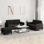 Set mit 3 teiligen Sofas aus schwarzem Samt von , Sofas - Ref: Foro24-3201989, Preis: 445,99 €, Rabatt: %
