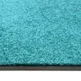 Felpudo lavable azul cian 60x180 cm de vidaXL, Felpudos - Ref: Foro24-323459, Precio: 55,21 €, Descuento: %