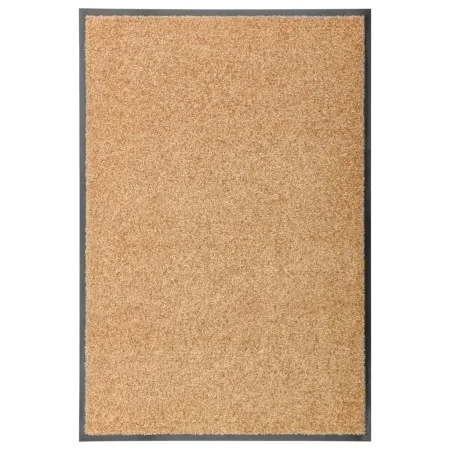 Felpudo lavable crema 60x90 cm de vidaXL, Felpudos - Ref: Foro24-323464, Precio: 32,62 €, Descuento: %